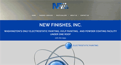 Desktop Screenshot of newfinishes.com